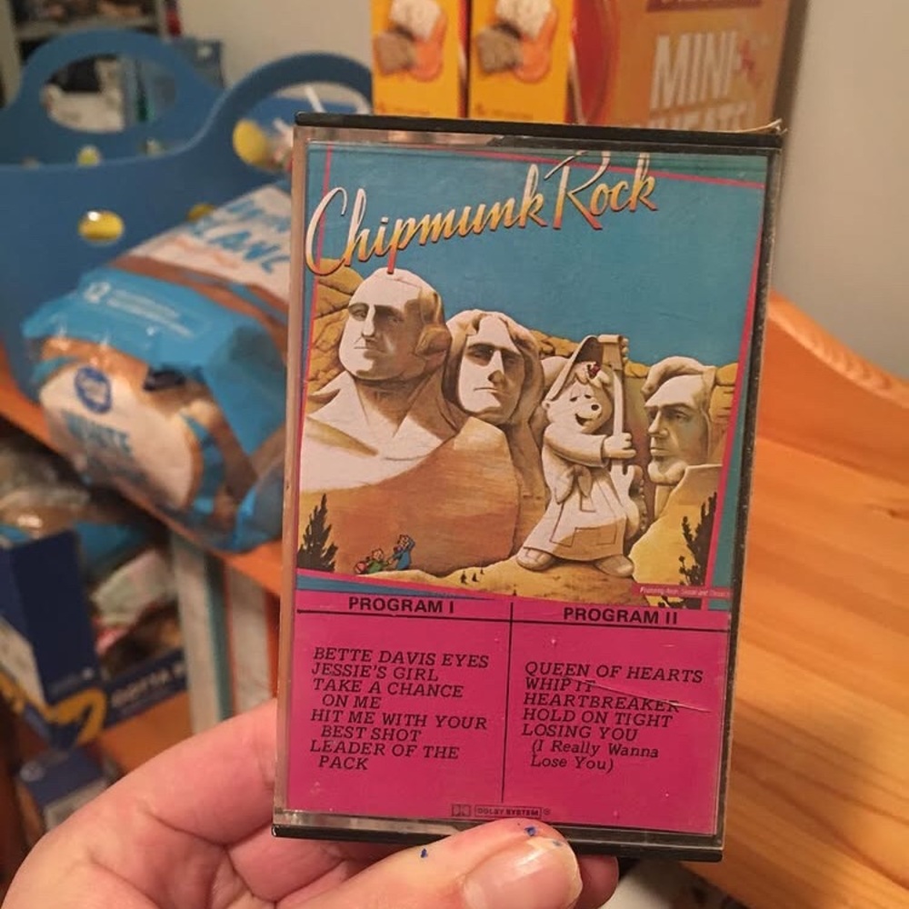 1982 C H I P M u N K Rock cassette
